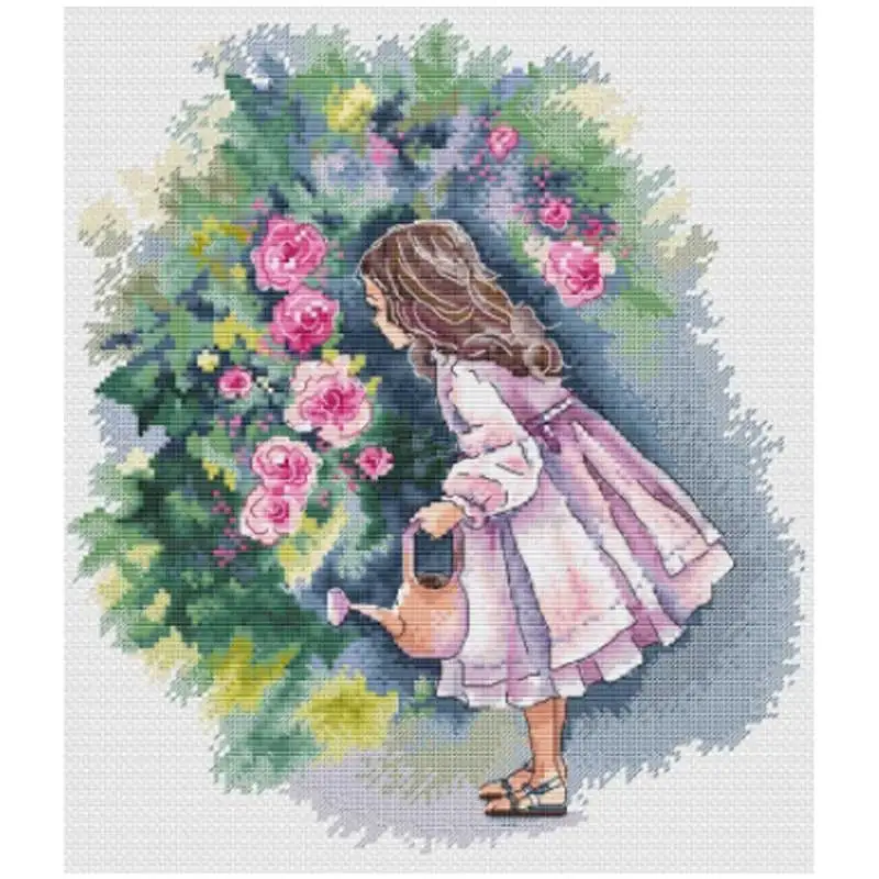 Наборы для вышивки «Девочка поливающие розы» 11CT 14CT 16CT 18CT наборы для вышивки ручной работы
Наборы для вышивки «Девочка поливающие розы» 11CT 14CT 16CT 18CT наборы для вышивки ручной работы