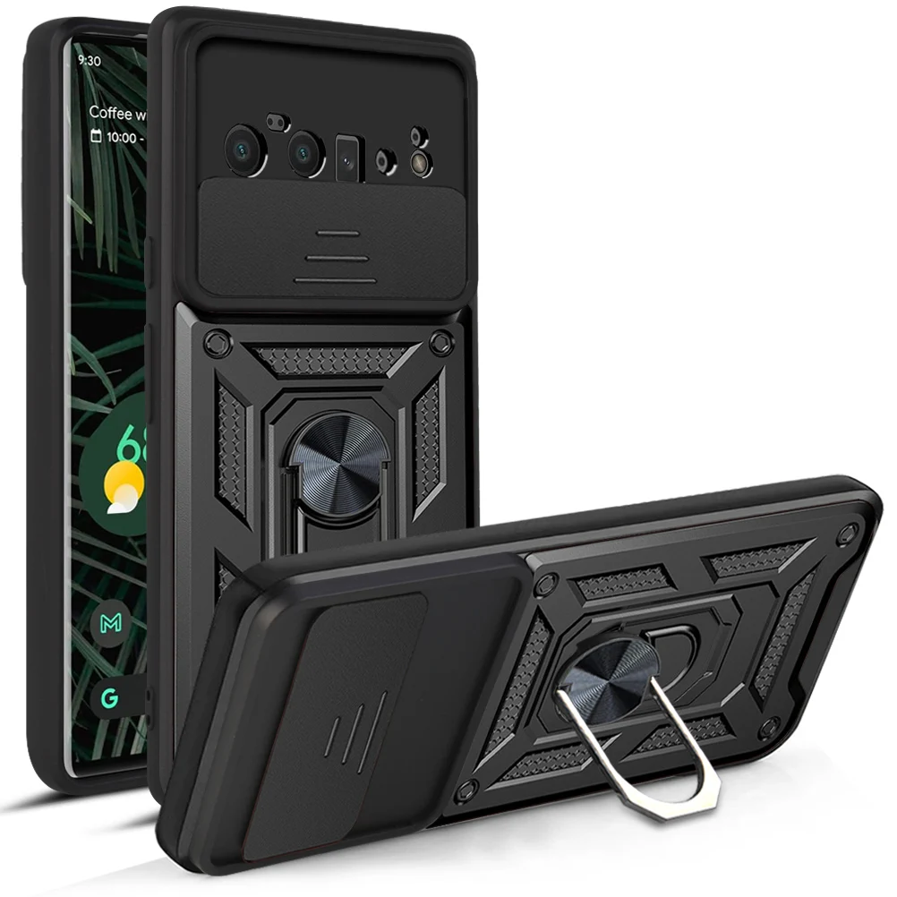 For Google Pixel 6 Pro Card Slot Bag Phone Case For Google Pixel 6 Shockproof Armor Stand Slide Door Camera Magnetic Cover
For Google Pixel 6 Pro Card Slot Bag Phone Case For Google Pixel 6 Shockproof Armor Stand Slide Door Camera Magnetic Cover