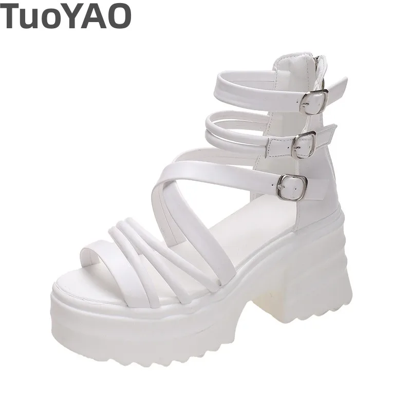 Chunky Sandals Buckle Strap Summer High Platform Wedges Slippers Fashion Woma Metal Decoration Thick Bottom Slides 9CM Pumps
Chunky Sandals Buckle Strap Summer High Platform Wedges Slippers Fashion Woma Metal Decoration Thick Bottom Slides 9CM Pumps