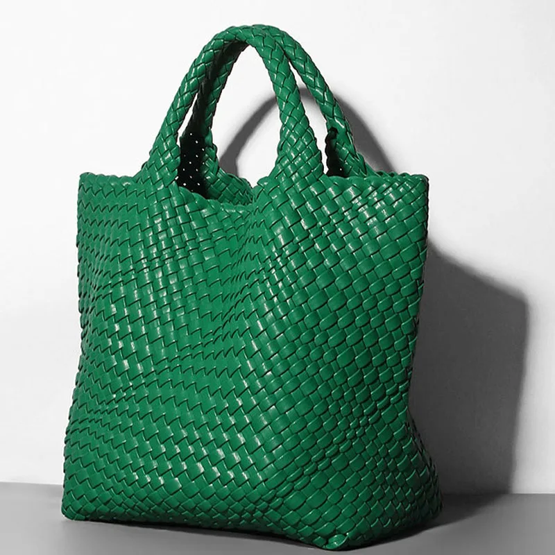 TANG Large Capacity Handbag Casual Tote Bags For Women Luxury Designer Female Big Size Woven Composite Green Bag
TANG Large Capacity Handbag Casual Tote Bags For Women Luxury Designer Female Big Size Woven Composite Green Bag