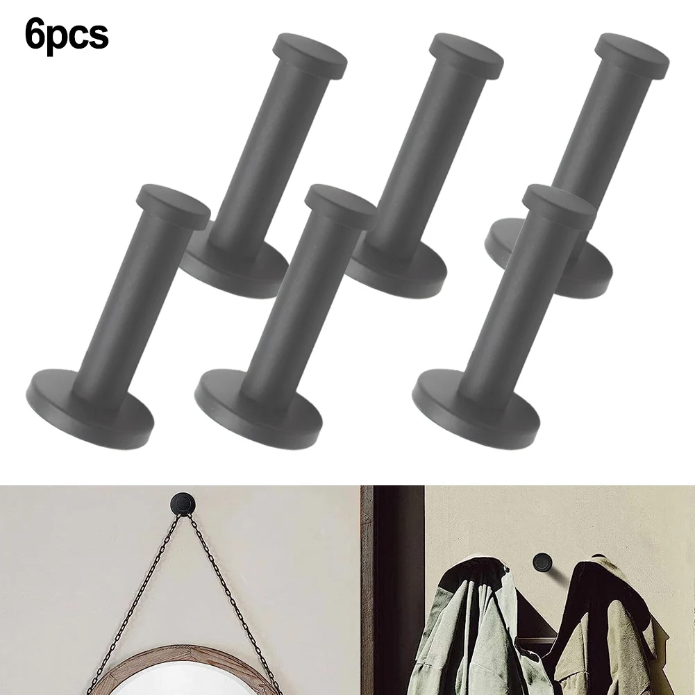 Coat Hook Hooks Stainless Steel Wall Cylinder Wall-mounted 6pcs Bathroom Hardware Heat Resistant Heavy Duty Design
Coat Hook Hooks Stainless Steel Wall Cylinder Wall-mounted 6pcs Bathroom Hardware Heat Resistant Heavy Duty Design