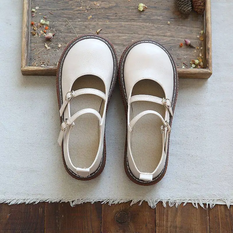 2022 New Literary Retro Round Toe Thick Bottom Light And Comfortable Big toe Shoes All-match One-word Belt Women's Shoes
2022 New Literary Retro Round Toe Thick Bottom Light And Comfortable Big toe Shoes All-match One-word Belt Women's Shoes