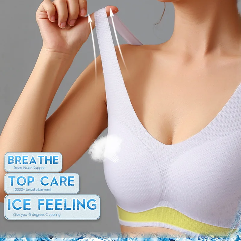 Ultra Thin Sexy Bras Seamless Beauty Back Underwear Lingerie Ice Silk Croset Deep V Emulsion Padded Sport Bralette Soutien Gorge
Ultra Thin Sexy Bras Seamless Beauty Back Underwear Lingerie Ice Silk Croset Deep V Emulsion Padded Sport Bralette Soutien Gorge