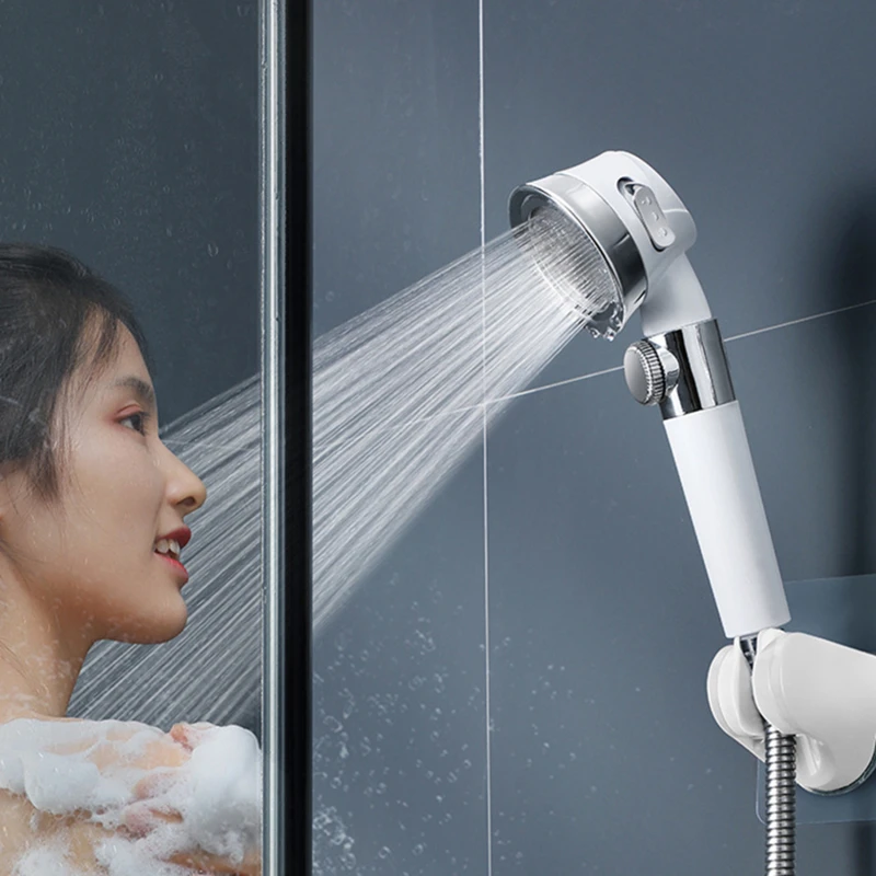 High Pressure Shower Head With Switch Button Bathroom High Quality Multifunctional Bath Products Water Saving Shower Head
High Pressure Shower Head With Switch Button Bathroom High Quality Multifunctional Bath Products Water Saving Shower Head