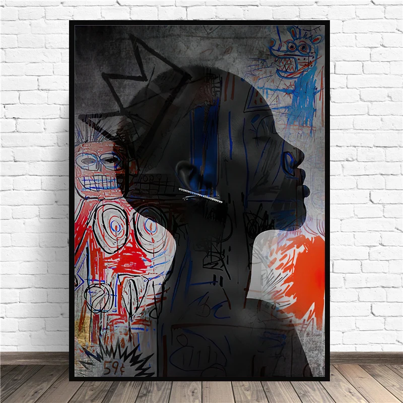 African Black Woman Canvas Art Posters Portrait Graffiti Wall Canvas Painting for Home Decor Cuadros Living Room Decoration
African Black Woman Canvas Art Posters Portrait Graffiti Wall Canvas Painting for Home Decor Cuadros Living Room Decoration