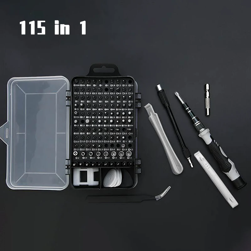 115 In 1 Multifunctional Screwdriver Set Mobile Phone Tablet Clock Iphone Glasses Universal Magnetic Repair Small Hand Tools
115 In 1 Multifunctional Screwdriver Set Mobile Phone Tablet Clock Iphone Glasses Universal Magnetic Repair Small Hand Tools