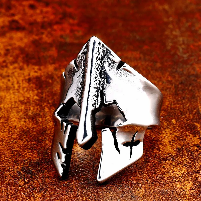 Aroutty Cool Classic Spartan Helmet Ring Men Simple Stainless Steel Warrior Rings Biker Jewelry Gift for Him
Aroutty Cool Classic Spartan Helmet Ring Men Simple Stainless Steel Warrior Rings Biker Jewelry Gift for Him