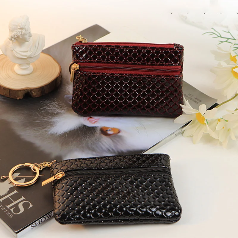 PU Leather Coin Purses Women's Small Change Money Storage Bags Pocket Key Holder Case Mini Functional Pouch Zipper Card Wallet
PU Leather Coin Purses Women's Small Change Money Storage Bags Pocket Key Holder Case Mini Functional Pouch Zipper Card Wallet