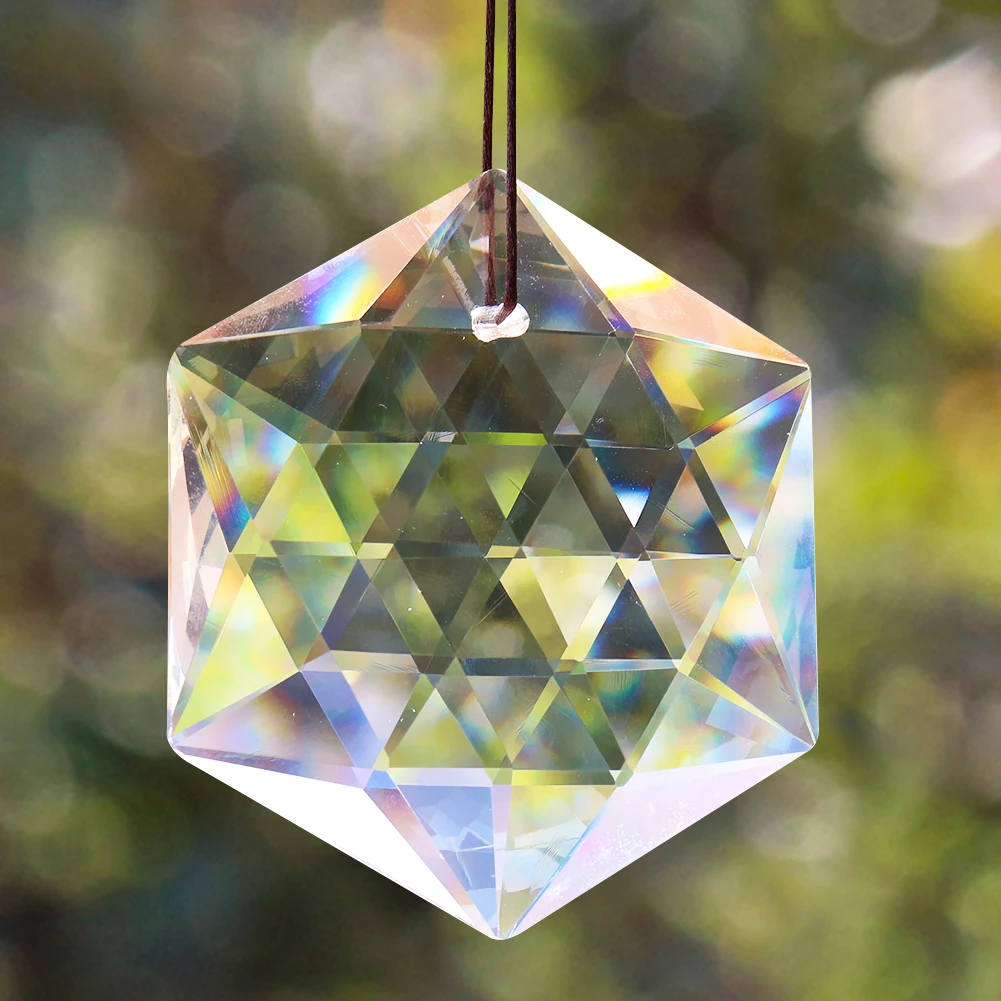Transparent Judaism Star of David Hexagram Laser Cutting Faceted Prism Crystal Chandelier Sun Catcher Ceiling Parts Home Decor
Transparent Judaism Star of David Hexagram Laser Cutting Faceted Prism Crystal Chandelier Sun Catcher Ceiling Parts Home Decor
