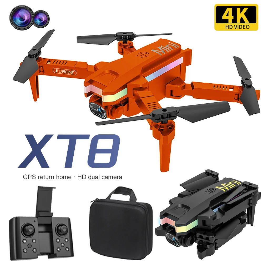 XT8 4K Дрон с двойной камерой, профессиональная HD-камера, WIFI, FPV, квадрокоптер, светодиодные фонари, складной радиоуправляемый вертолет, камера без камеры, детская игрушка в подарок
XT8 4K Дрон с двойной камерой, профессиональная HD-камера, WIFI, FPV, квадрокоптер, светодиодные фонари, складной радиоуправляемый вертолет, камера без камеры, детская игрушка в подарок