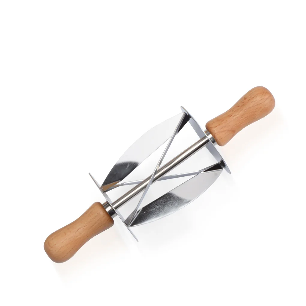 Stainless Steel Making Croissant Bread Wheel Dough Pastry Cutting Knife Rolling Cutter Baking Kitchen Accessories Bakery Tools
Stainless Steel Making Croissant Bread Wheel Dough Pastry Cutting Knife Rolling Cutter Baking Kitchen Accessories Bakery Tools