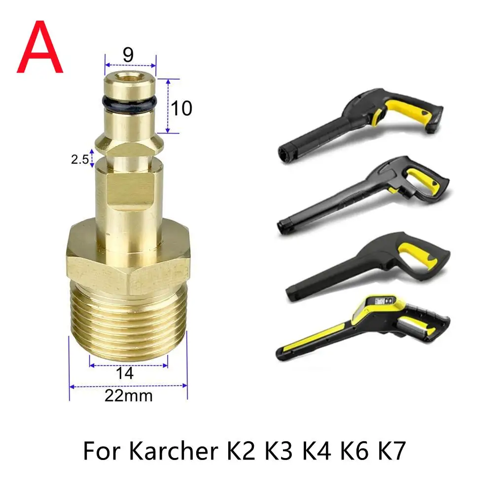 Переходник для шланга мойки высокого давления M22 Converter Fitting для Karcher K Bosch Lavor STIHL Nilfisk
Переходник для шланга мойки высокого давления M22 Converter Fitting для Karcher K Bosch Lavor STIHL Nilfisk