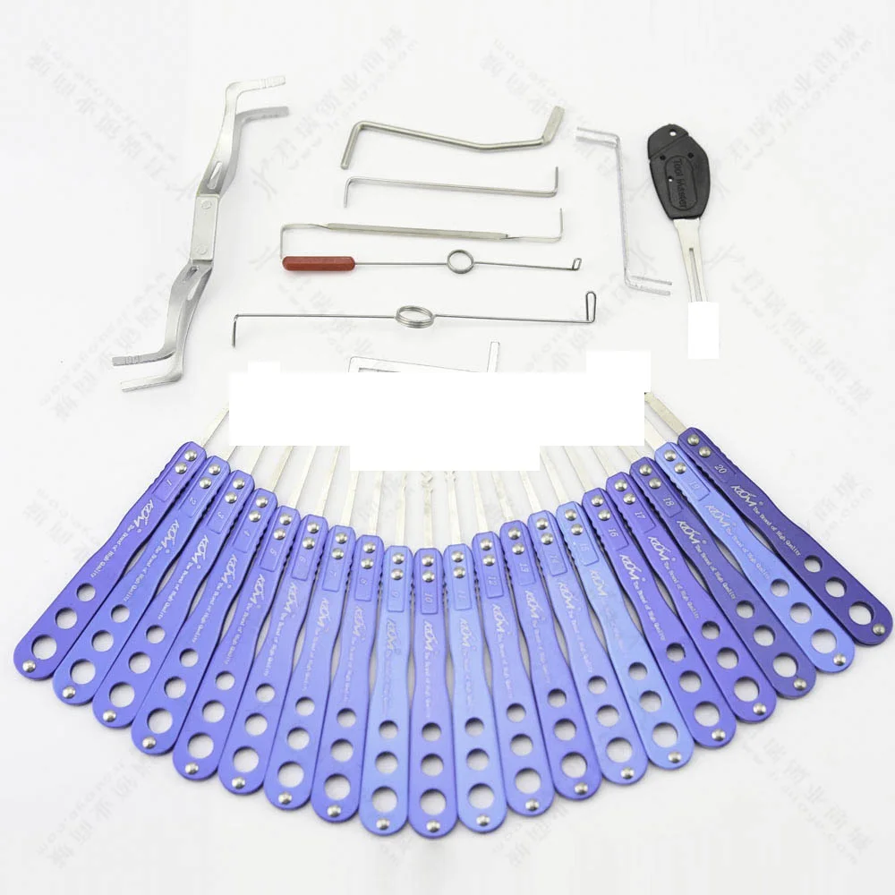 Klom K300 blue House lock and car lock 30-IN-ONE hand tool set 2021 Tools black box / lot
Klom K300 blue House lock and car lock 30-IN-ONE hand tool set 2021 Tools black box / lot