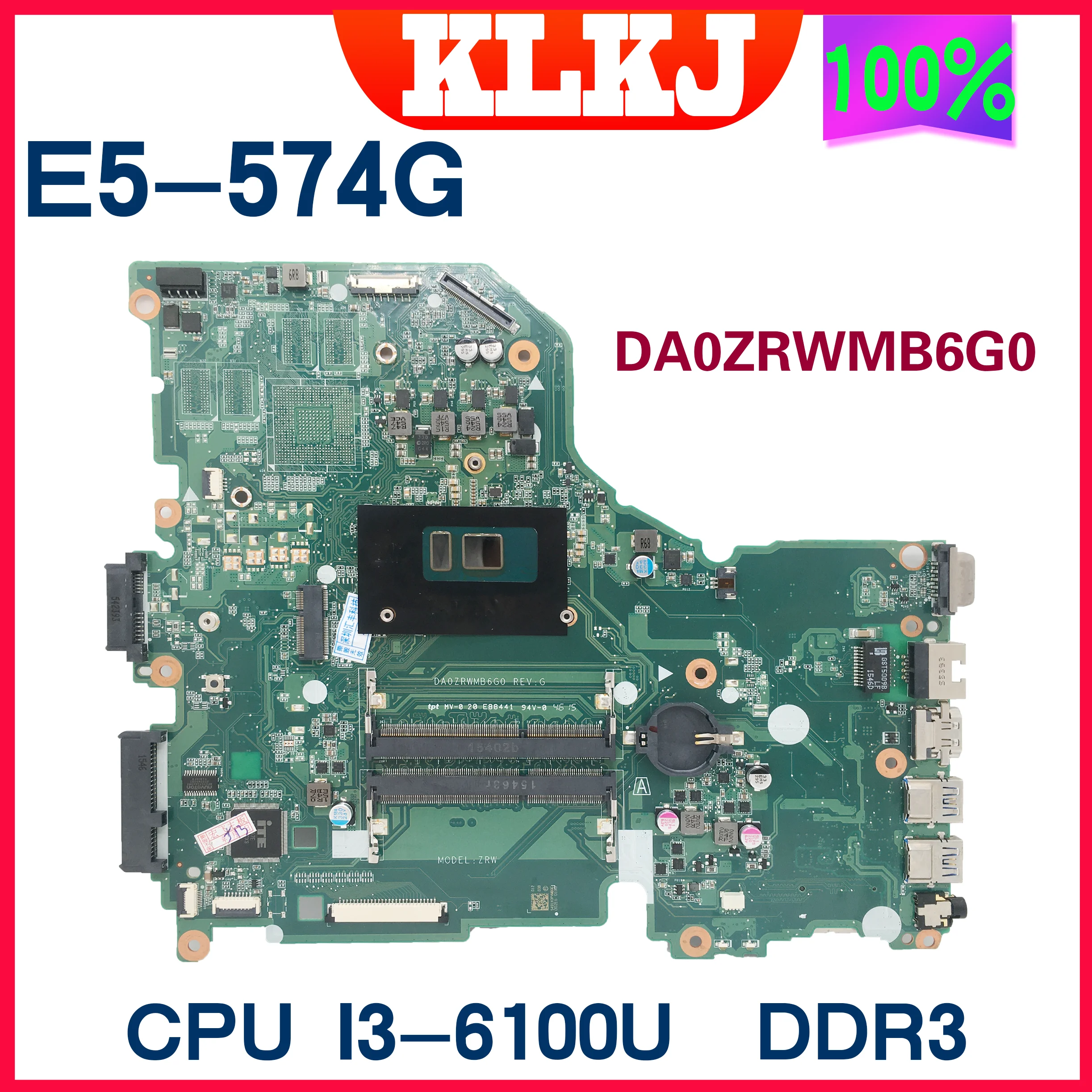 Материнская плата для ноутбука Dinzi DA0ZRWMB6G0 со стандартным планшетом для Acer
Материнская плата для ноутбука Dinzi DA0ZRWMB6G0 со стандартным планшетом для Acer