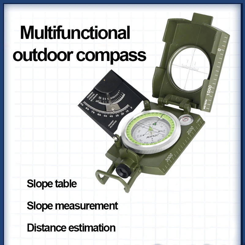 

Professional Compass Military Army Geology Compass Sighting Luminous Compass with Moonlight For Outdoor Hiking Camping