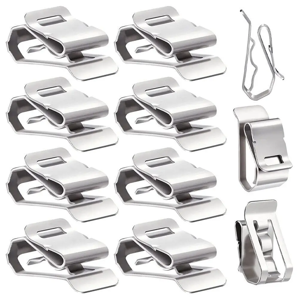 20/50/100Pcs Photovoltaic Cable Clip Edge Clip Solar Cable Value Pack Cable Tie PV Clip Stainless Steel High Quality
20/50/100Pcs Photovoltaic Cable Clip Edge Clip Solar Cable Value Pack Cable Tie PV Clip Stainless Steel High Quality