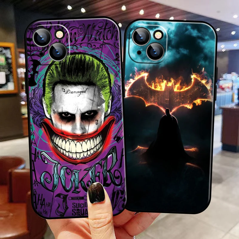 Marvel Bet-man Joker Clown For Apple iPhone 13 12 11 Pro Mini X XR XS Max SE 5 6 6S 7 8 Plus Phone Case Liquid Silicon Funda
Marvel Bet-man Joker Clown For Apple iPhone 13 12 11 Pro Mini X XR XS Max SE 5 6 6S 7 8 Plus Phone Case Liquid Silicon Funda