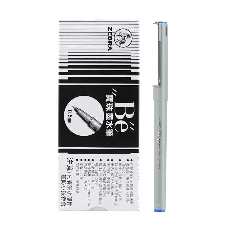 Ручка-роллер Zebra BE-100 черная 0,5 мм
Ручка-роллер Zebra BE-100 черная 0,5 мм