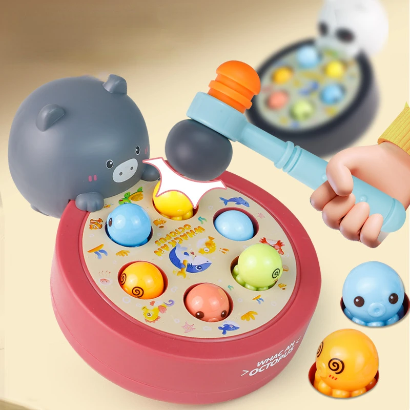 Baby Toy Toddler Boy and Girl Whack-a-mole Puzzle Early Education Knocking and Decompressing Baby Parent-child Interaction
Baby Toy Toddler Boy and Girl Whack-a-mole Puzzle Early Education Knocking and Decompressing Baby Parent-child Interaction