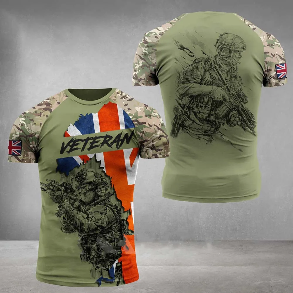 New UK Men's T Shirt United Kingdo Soldier-army-veteran Country Flag 3d Printed High Quality T-shirt Summer Men Britain T-shirts
New UK Men's T Shirt United Kingdo Soldier-army-veteran Country Flag 3d Printed High Quality T-shirt Summer Men Britain T-shirts