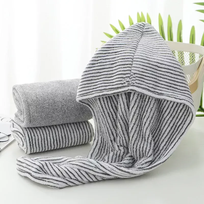 Bamboo Charcoal Fiber Hair Drying Towel Hat Bath Shower Head Turban Wrap Quick Dry Hair Cap For Female Bathroom 25x65CM 
Bamboo Charcoal Fiber Hair Drying Towel Hat Bath Shower Head Turban Wrap Quick Dry Hair Cap For Female Bathroom 25x65CM