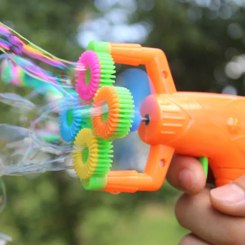 12*9cm Electric Soap Bubble Gun #5 Battery Power Automatic Bubble Water Blowing Machine Kids Holiday Water Gun Toy D22
12*9cm Electric Soap Bubble Gun #5 Battery Power Automatic Bubble Water Blowing Machine Kids Holiday Water Gun Toy D22