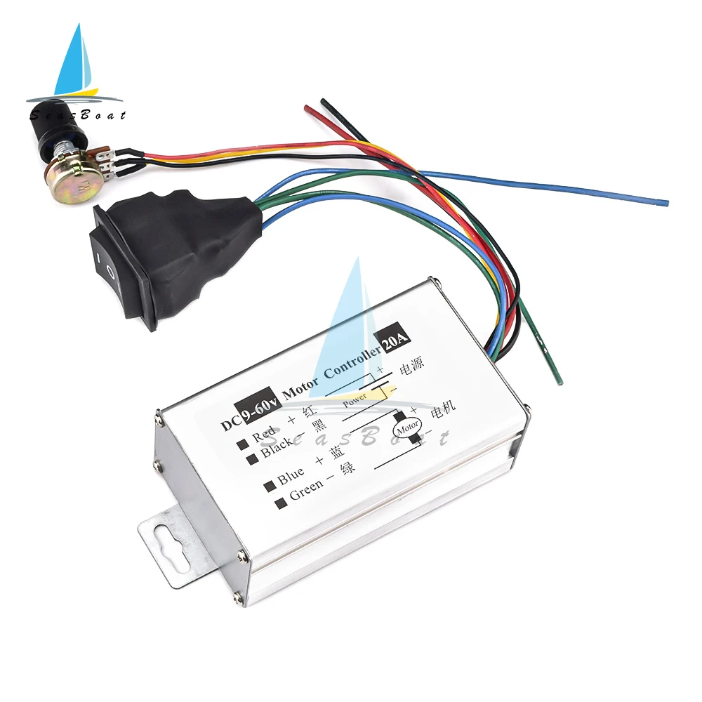 Регулятор скорости двигателя, постоянный ток 9 В, 12 В, 24 В, 48 В, 60 в, 1200 Вт, 20 А, ШИМ, регулируемый ток для щеточных двигателей постоянного тока
Регулятор скорости двигателя, постоянный ток 9 В, 12 В, 24 В, 48 В, 60 в, 1200 Вт, 20 А, ШИМ, регулируемый ток для щеточных двигателей постоянного тока