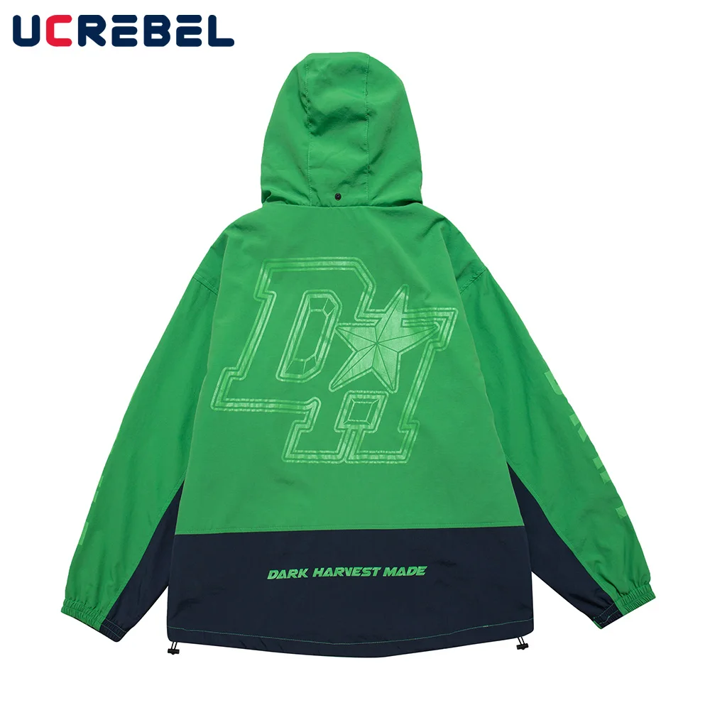 Letter Print Hooded Jacket Mens Contrast Paneled Loose Casual Autumn Winter Streetwear Color Block Jacket Outerwear Men
Letter Print Hooded Jacket Mens Contrast Paneled Loose Casual Autumn Winter Streetwear Color Block Jacket Outerwear Men