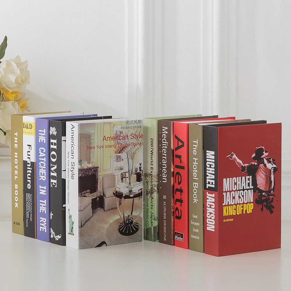 12 шт. современные модные Имитационные украшения для книг мягкая искусственная