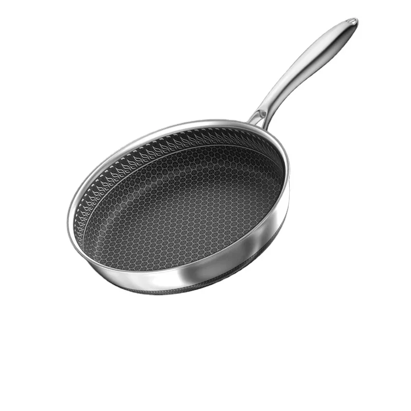 Nonstick Frying Pan 316L Medical Antibacterial Stainless Steel Pan 28/30/32cm Kitchen Nonstick Cooking Pan Induction Pan
Nonstick Frying Pan 316L Medical Antibacterial Stainless Steel Pan 28/30/32cm Kitchen Nonstick Cooking Pan Induction Pan