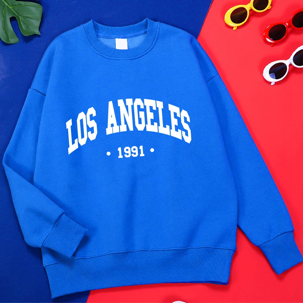 

Los Angels 1991 Usa City Letter Men Hoodies Oversized Casual Clothes Fashion Harajuku Tracksuit Quality Daily Hoodie For Men