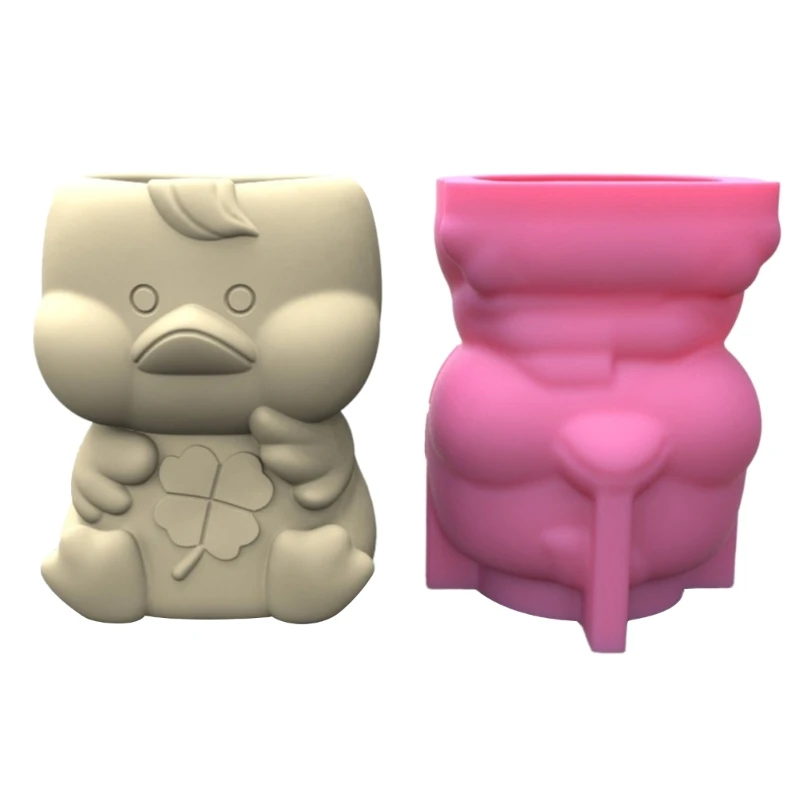 4XBE Duckling Succulent Flower Pot Mold Pen Holder Silicone Molds Homemade Flower Vase Mould Cement Gypsum Craft Ornament
4XBE Duckling Succulent Flower Pot Mold Pen Holder Silicone Molds Homemade Flower Vase Mould Cement Gypsum Craft Ornament