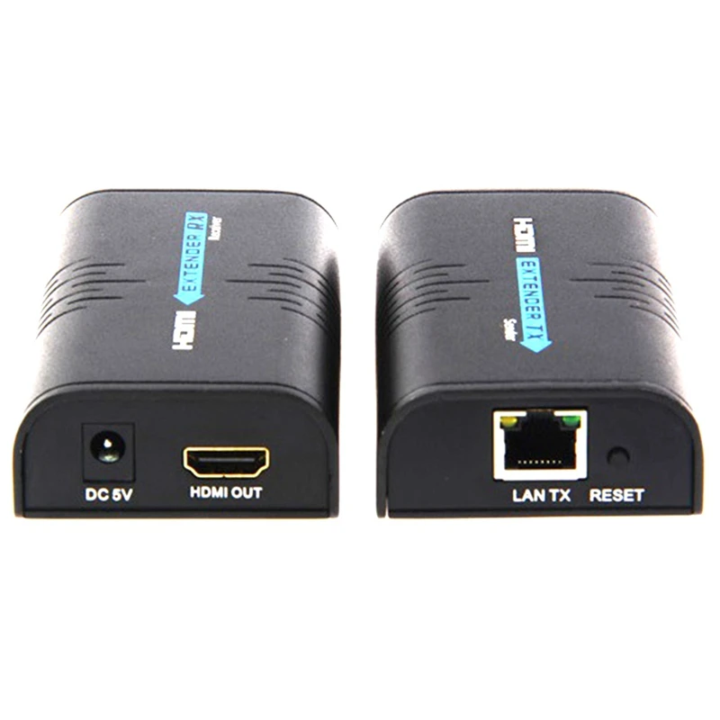 100 м 1080P Удлинитель HDMI сетевой кабель RJ45 Одиночная сетевая передача высокого