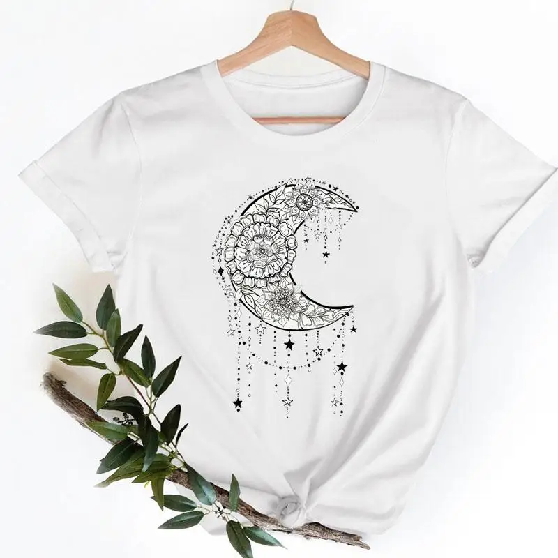 Women T-shirts Moon Vintage Sweet Ladies O-neck Fashion Casual Clothing Cartoon Clothes Short Sleeve Female Tee Graphic Tshirt
Women T-shirts Moon Vintage Sweet Ladies O-neck Fashion Casual Clothing Cartoon Clothes Short Sleeve Female Tee Graphic Tshirt