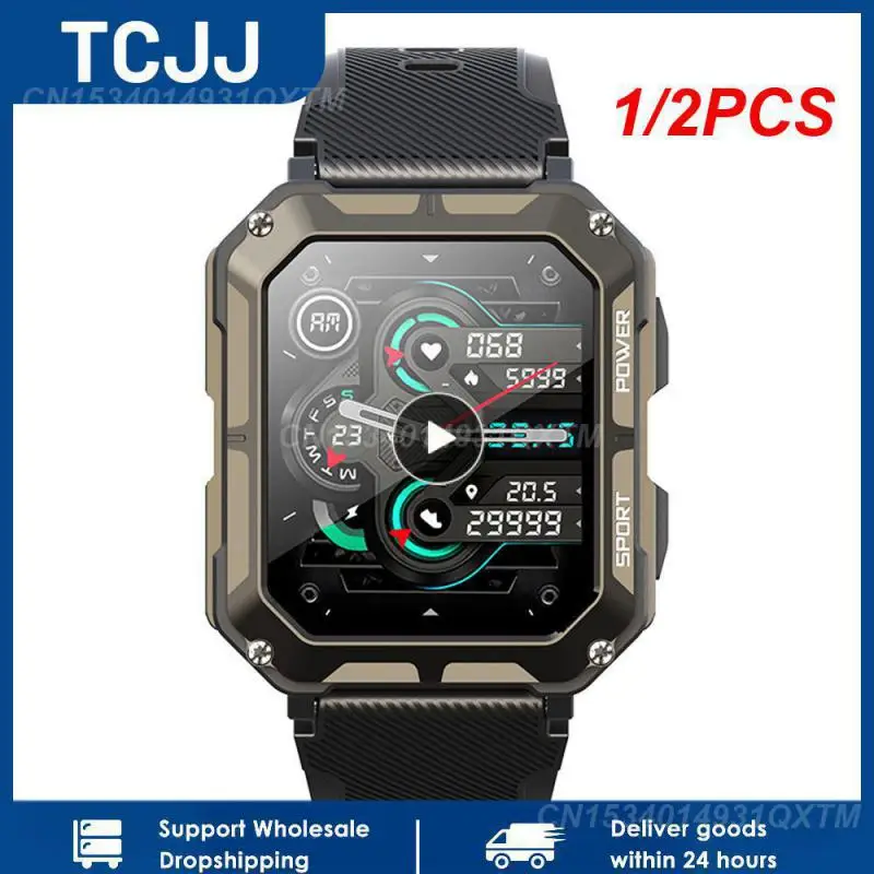 1/2 шт. C20Pro Смарт-часы мужские спортивные Смарт-часы IP68 Водонепроницаемый звонок 35 режим ожидания 123 спортивные режимы 1,83 дюйма
1/2 шт. C20Pro Смарт-часы мужские спортивные Смарт-часы IP68 Водонепроницаемый звонок 35 режим ожидания 123 спортивные режимы 1,83 дюйма