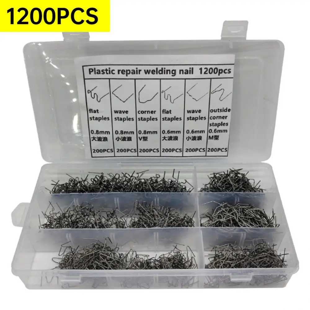 600 Pcs/Set staples hot stapler wave Pre-Cut Hot Staplers for car plastic bumper welding repair welder For Soldering Bumper
600 Pcs/Set staples hot stapler wave Pre-Cut Hot Staplers for car plastic bumper welding repair welder For Soldering Bumper