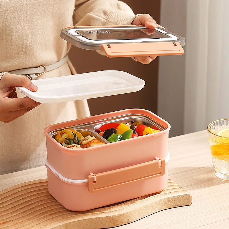 304 Stainless Steel Lunch Box for Adults Kids School Office 1/2 Layers Portable Bento Box Food Storage Containers
304 Stainless Steel Lunch Box for Adults Kids School Office 1/2 Layers Portable Bento Box Food Storage Containers