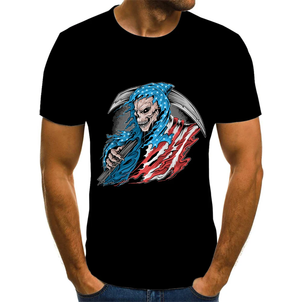 2022 Summer Skull USA Flag Theme Graphic T-Shirt For Men Clothing Streetwear Cozy Camisetas Tops Tee Masculina Verano
2022 Summer Skull USA Flag Theme Graphic T-Shirt For Men Clothing Streetwear Cozy Camisetas Tops Tee Masculina Verano