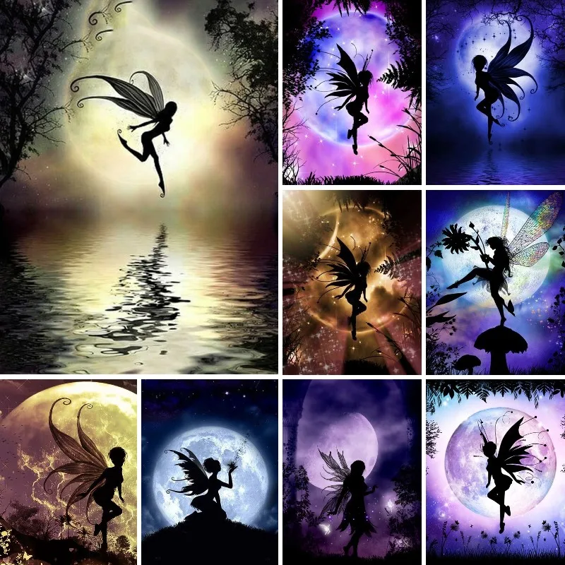 5D DIY Diamond Painting Purple Moon Night Fairy Full Drill Cross Stitch Kits Diamont Embroidery Mosaic Pictures Home Decor Gifts
5D DIY Diamond Painting Purple Moon Night Fairy Full Drill Cross Stitch Kits Diamont Embroidery Mosaic Pictures Home Decor Gifts