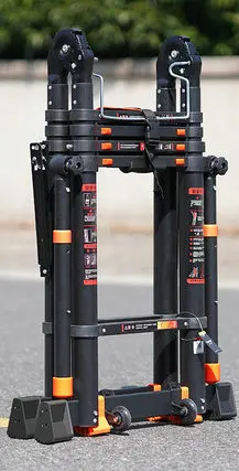 2.1*2.1m multifunctional folding telescopic aluminum alloy ladder,herringbone/straight ladder dual-use type,thickened anti-roll
2.1*2.1m multifunctional folding telescopic aluminum alloy ladder,herringbone/straight ladder dual-use type,thickened anti-roll