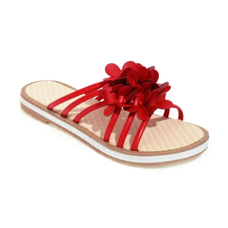 Women Hemp Rope Flat Heel With Red Flowers Thick Bottoms Shoes Open Toe Massages Slides/Sandals Incredibly Casual Beach Slipper
Women Hemp Rope Flat Heel With Red Flowers Thick Bottoms Shoes Open Toe Massages Slides/Sandals Incredibly Casual Beach Slipper