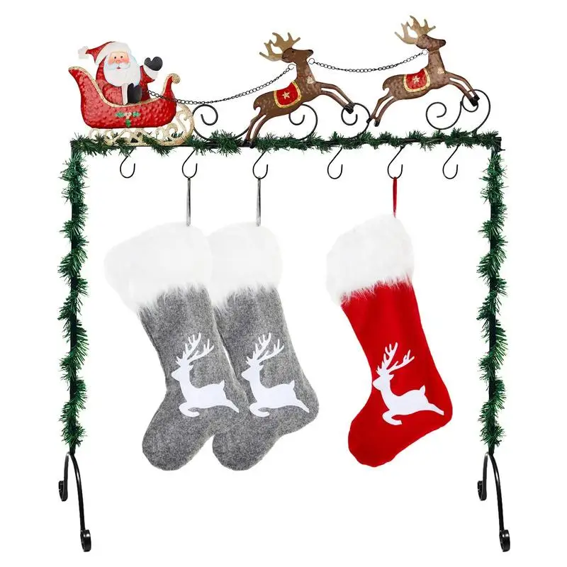 Christmas Stocking Stand Metal Stocking Holder Stand Cute Elk Santa Claus Christmas Rack Safe Durable Christmas Supplies With 6
Christmas Stocking Stand Metal Stocking Holder Stand Cute Elk Santa Claus Christmas Rack Safe Durable Christmas Supplies With 6