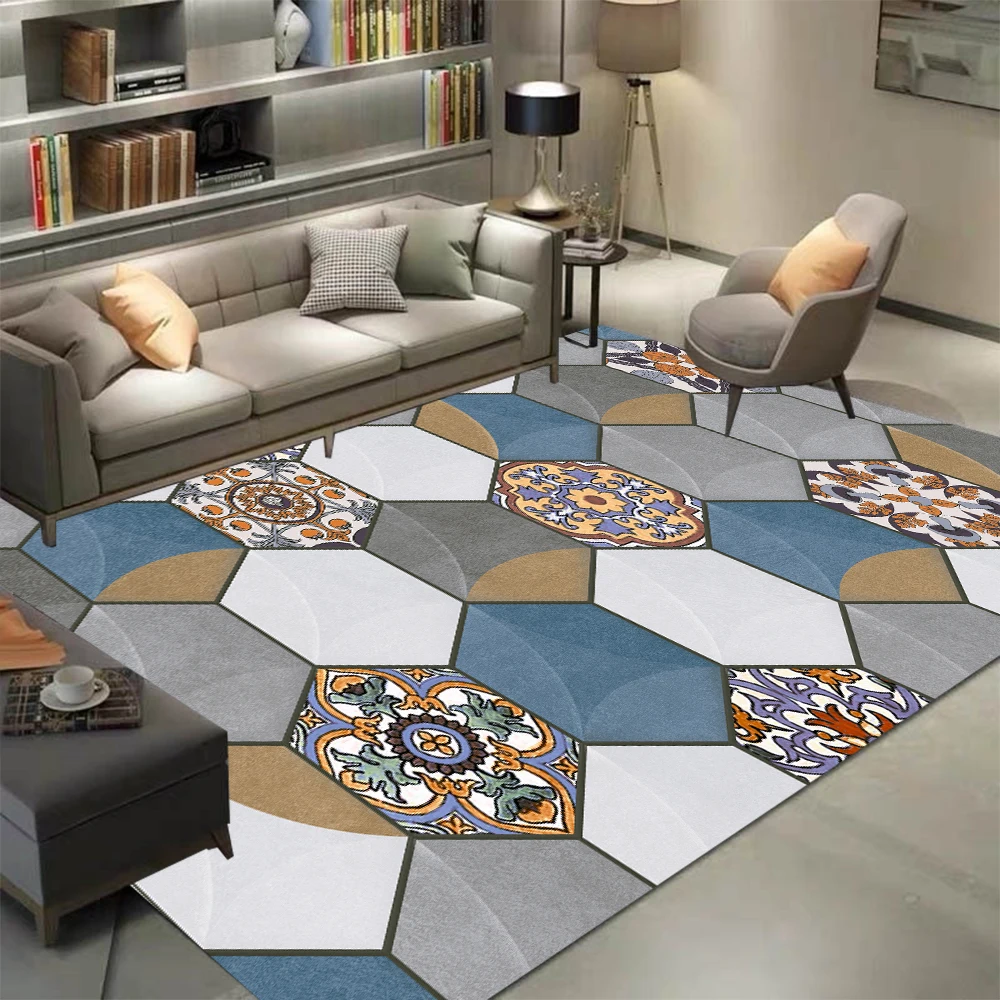 Geometric Waterproof Non-Slip Rug Balcony Area Rug Large Home Decoration Living Room Carpets Oil-proof Kitchen Carpet Doormat
Geometric Waterproof Non-Slip Rug Balcony Area Rug Large Home Decoration Living Room Carpets Oil-proof Kitchen Carpet Doormat