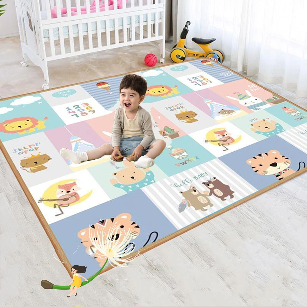 

200cm*180cm*0.5cm XPE Baby Play Mat Toys for Children Rug Playmat Developing Mat Baby Room Crawling Pad Double Sided Baby Carpet
