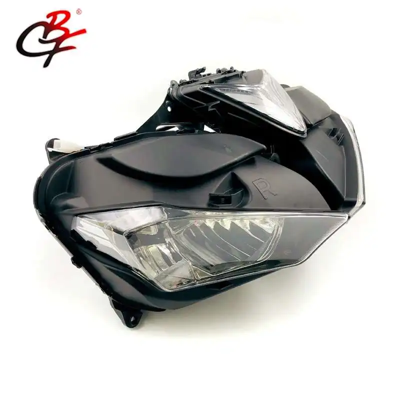 CBF Motorcycle black plastic front headlamp complete assembly for YAMAHA YZF R15 motorcycle parts headlight element
CBF Motorcycle black plastic front headlamp complete assembly for YAMAHA YZF R15 motorcycle parts headlight element