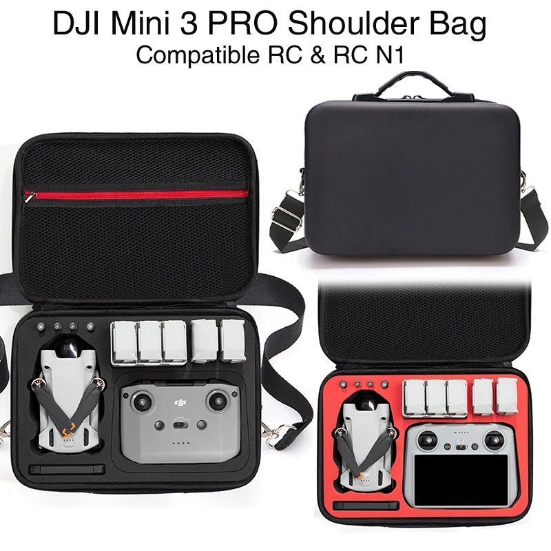 New DJI mini 3 pro storage bag black shoulder bag drone portable bag travel shoulder bag waterproof shockproof storage box
New DJI mini 3 pro storage bag black shoulder bag drone portable bag travel shoulder bag waterproof shockproof storage box