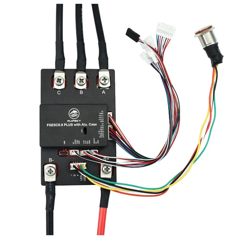 Регулятор скорости FLIPSKY FSESC6.9 Plus, Электрический контроллер на Vesc6.6 с кнопкой питания для электрического скейтборда, скутера, электровелосипеда, робота
Регулятор скорости FLIPSKY FSESC6.9 Plus, Электрический контроллер на Vesc6.6 с кнопкой питания для электрического скейтборда, скутера, электровелосипеда, робота