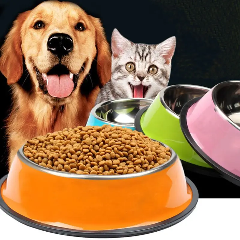 Pet Round Bowl Cat Dog Eating Food Bowls Stainless Steel Non-slip Resistant Feeder Device Pets Tableware pet items drinking bowl
Pet Round Bowl Cat Dog Eating Food Bowls Stainless Steel Non-slip Resistant Feeder Device Pets Tableware pet items drinking bowl