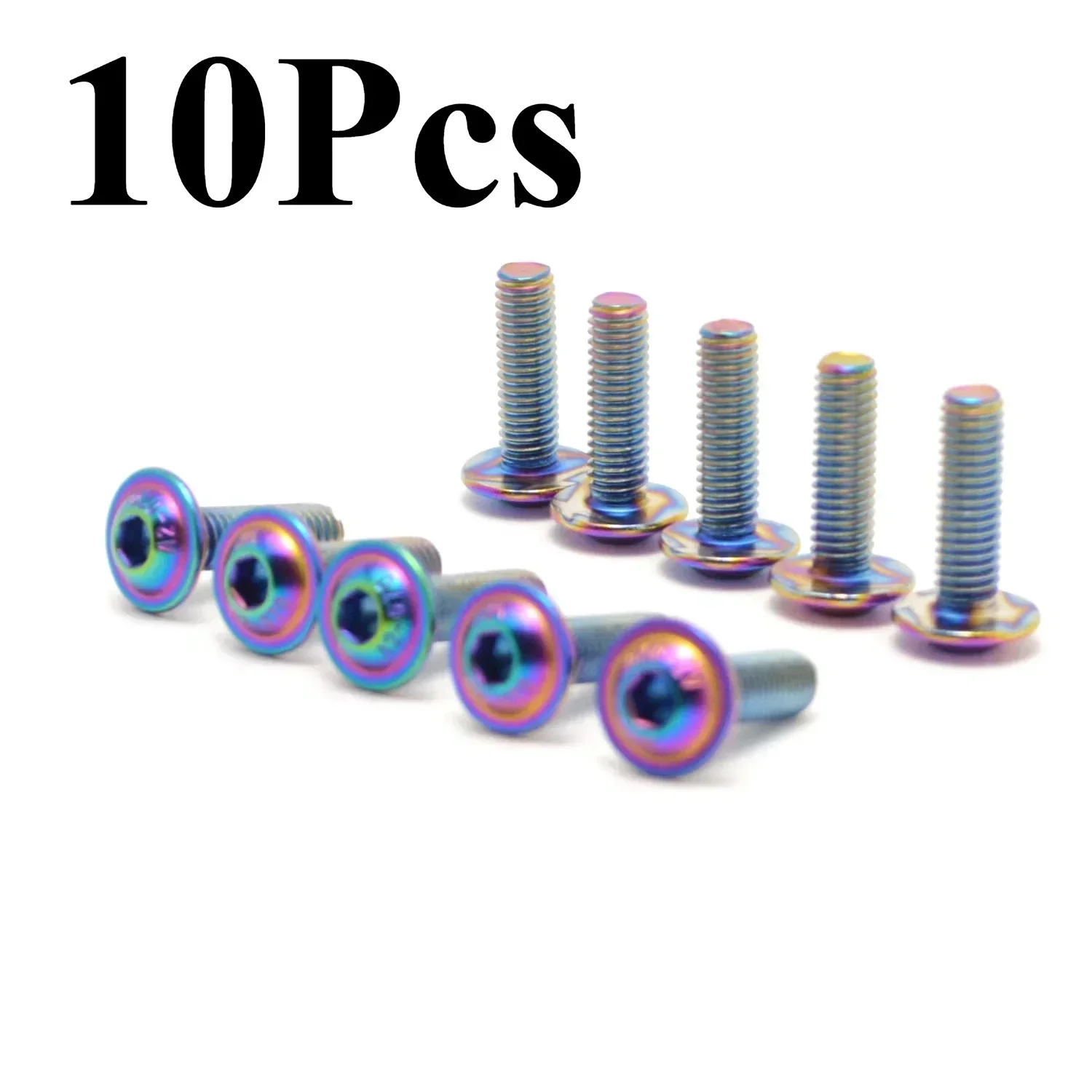 10 шт. acabado azul de titanio Болты Винт Черные винты из нержавеющей стали 304 украшения M6 x 20 мм/M5 x 16 мм Мотоциклетные болты Винт
10 шт. acabado azul de titanio Болты Винт Черные винты из нержавеющей стали 304 украшения M6 x 20 мм/M5 x 16 мм Мотоциклетные болты Винт