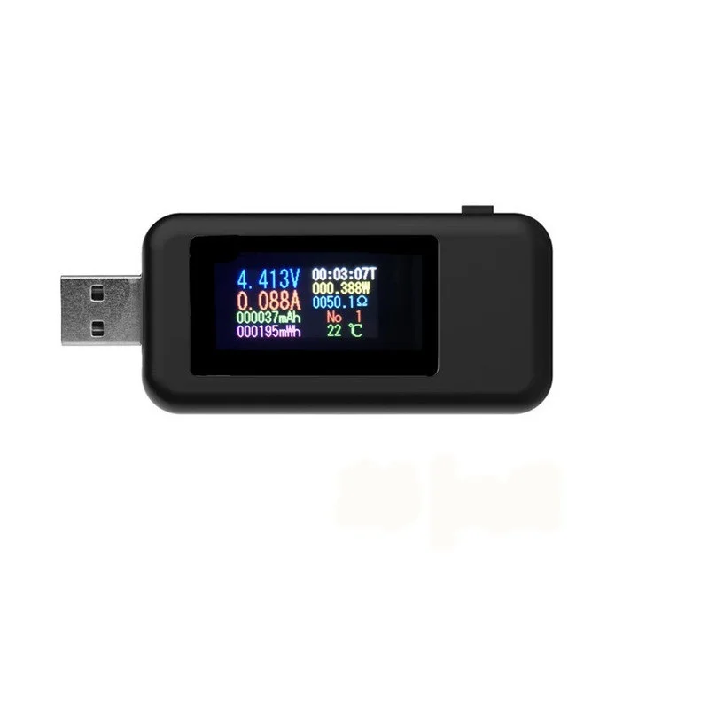 10 in 1 USB DC Tester Type-C 4-30V Voltage Meter Timer Ammeter Digital Monitor Power Off Indicator Charger
10 in 1 USB DC Tester Type-C 4-30V Voltage Meter Timer Ammeter Digital Monitor Power Off Indicator Charger